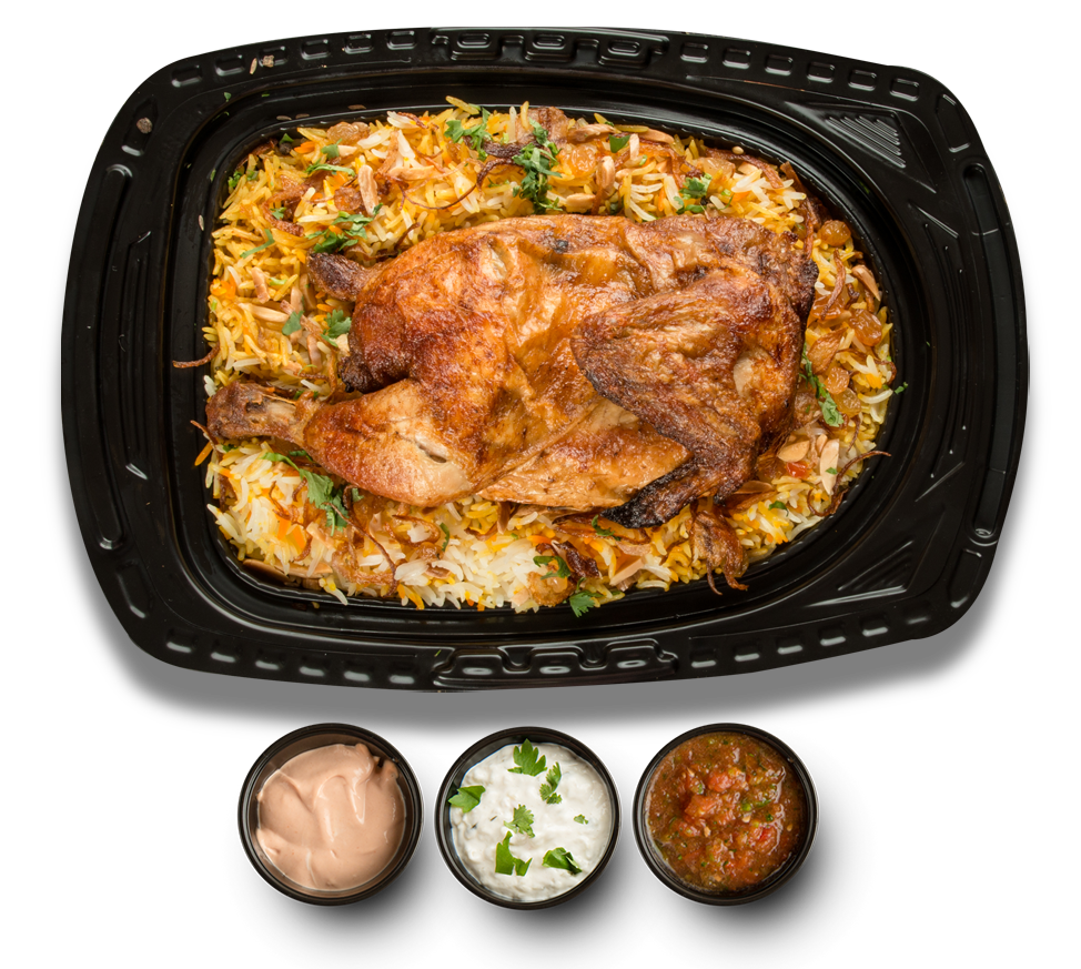 Biryanak Chicken platter